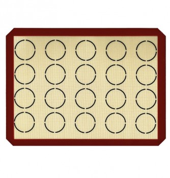 Toile de Cuisson Silicone marquage rond