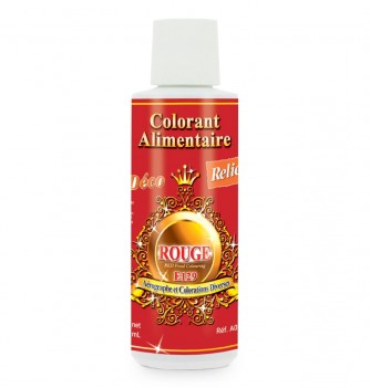 Colorant Alimentaire Liquide Rouge E129 - Spécial Aérographe - 125mL