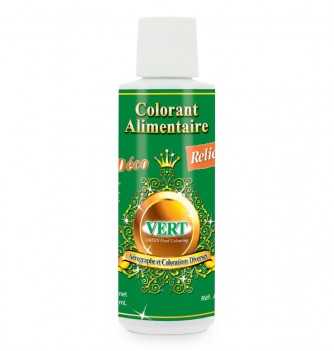 Colorant Alimentaire Liquide Vert - Spécial Aérographe -...