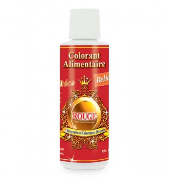 Colorant Alimentaire Liquide Rouge - Spécial Aérographe -...