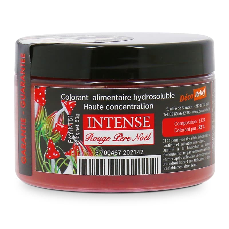 Intense Water Soluble Food Colouring Powder - Christmas Red - 50 g