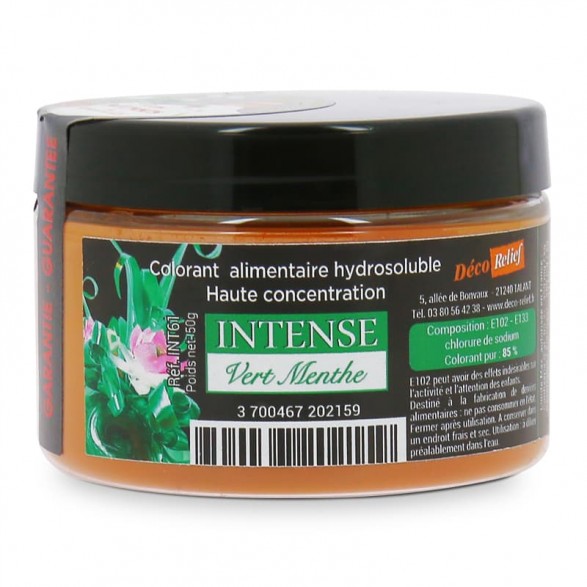 Colorant alimentaire en poudre hydrosoluble vert pistache 10 gr - Le  Comptoir Colonial