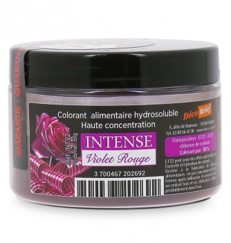 Colorant Alimentaire Hydrosoluble Intense en Poudre -...