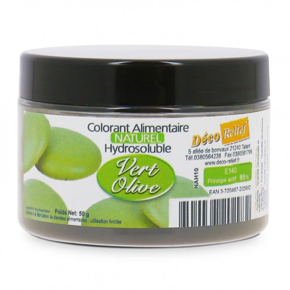 Colorant naturel en poudre vert