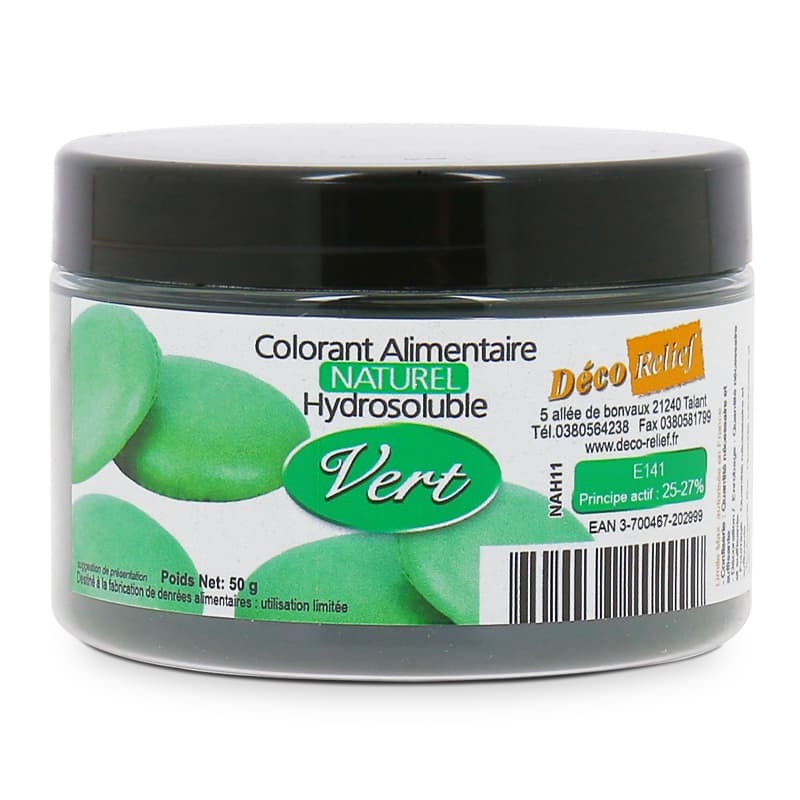 Colorant alimentaire, poudre hydrosoluble 25 g