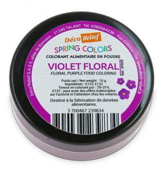 Colorant Alimentaire Hydrosoluble en Poudre - Violet...