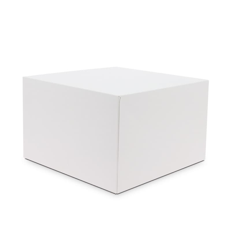 Set of 5 Pastry Boxes High White 28x28xh.18cm