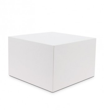 Set of 5 Pastry Boxes High White 28x28xh.18cm