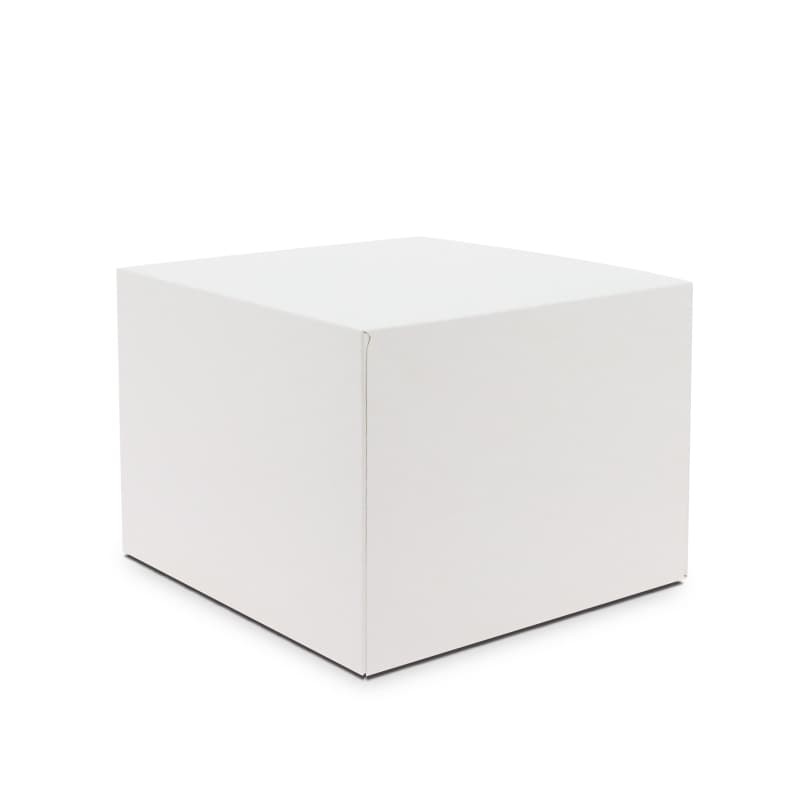 Set of 5 Pastry Boxes High White 24x24xh.18cm