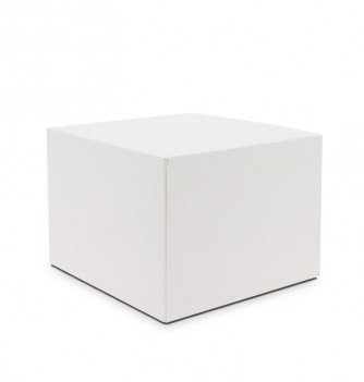 Set of 5 Pastry Boxes High White 24x24xh.18cm