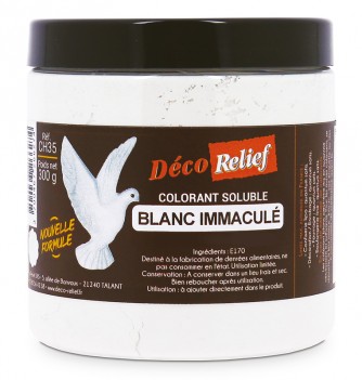 FAT SOLUBLE FOOD COLOR - Immaculate white - 300 GR