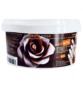 Chocolat Plastique pour modelage - Chocolat - 500g