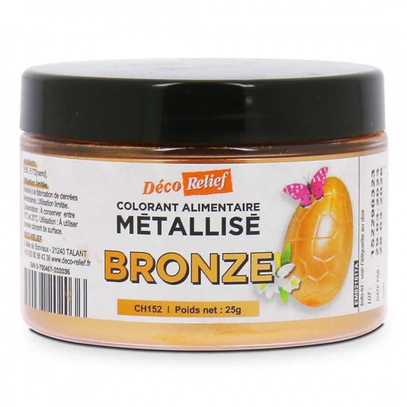 Metallic Food coloring - bronze - 25g