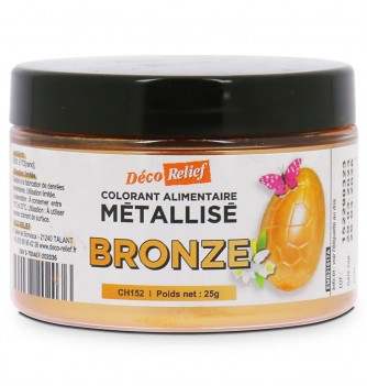 Metallic Food coloring - bronze - 25g