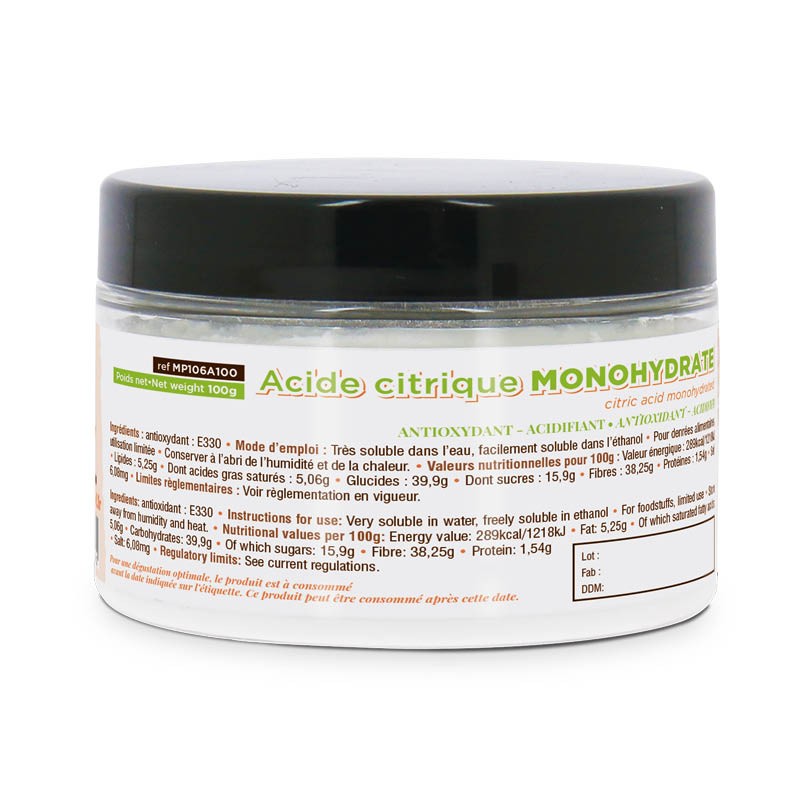 Monohydrated Citric Acid - 100 g