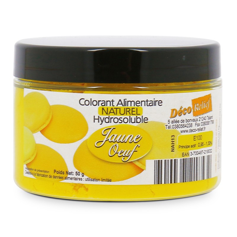 Water Soluble Natural Food Colouring Powder - Egg Yolk Yellow - 50 g