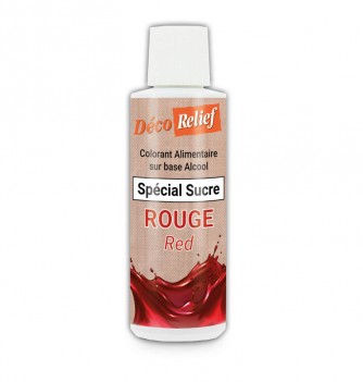 Colorant Alimentaire Liquide Rouge Spécial Sucre - Base...