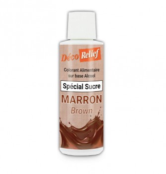 Liquid Food Colouring Brown Special Sugar - Alcohol Base - 125mL