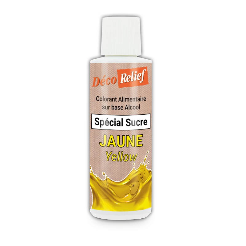 Liquid Food Colouring Yellow Special Sugar - Alcohol Base - 125mL