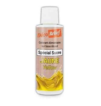 Liquid Food Colouring Yellow Special Sugar - Alcohol Base - 125mL