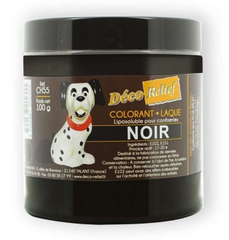 Colorant Alimentaire Liposoluble Noir Laque 100g