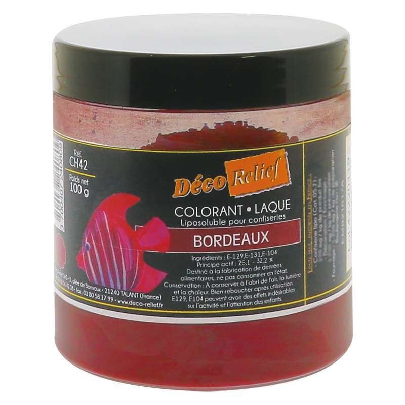 Colorant Alimentaire Liposoluble en Poudre Bordeaux