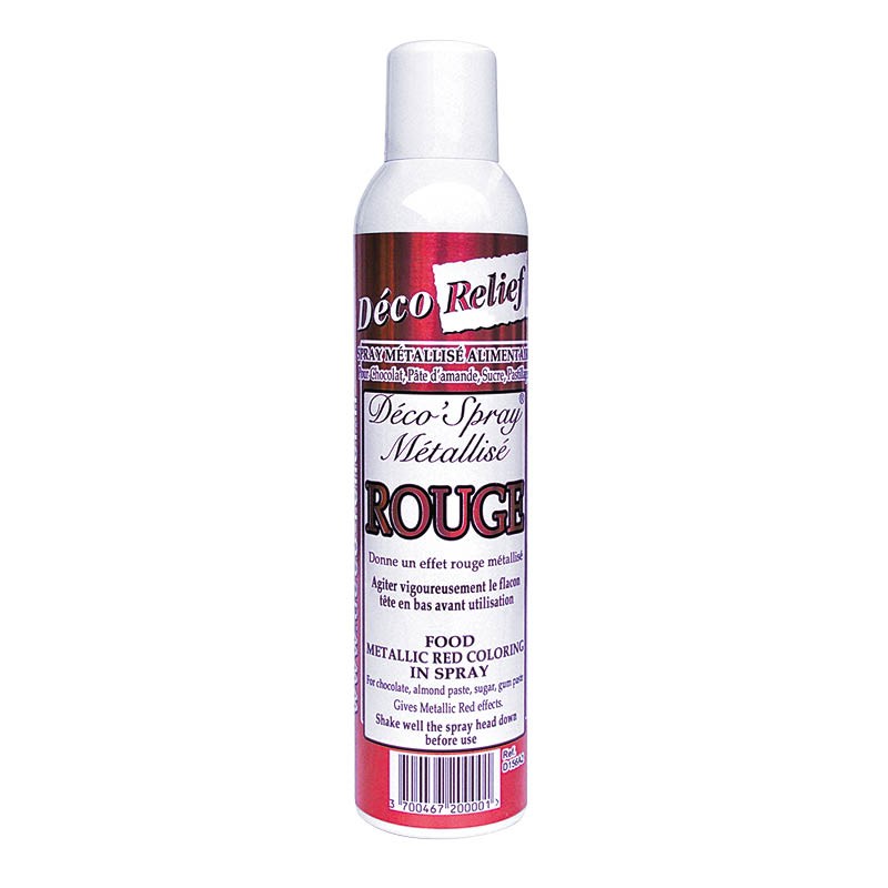 Food Spray Metallic Red 300 mL