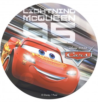 Disque Azyme pour Gâteau - Cars - Ø 20cm