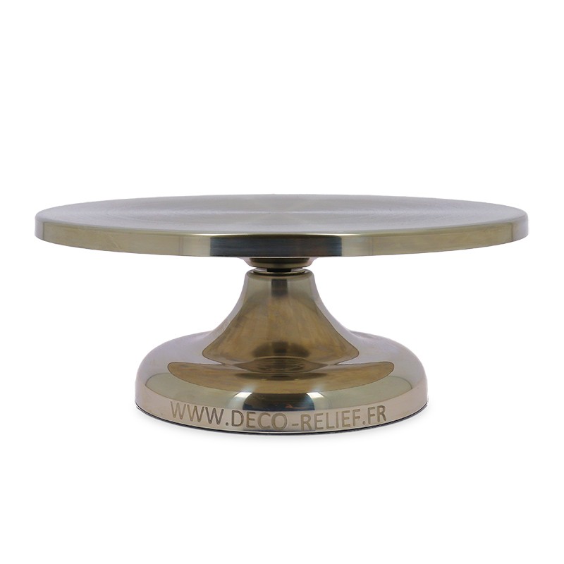 Stainless steel cake turntable - 30cm