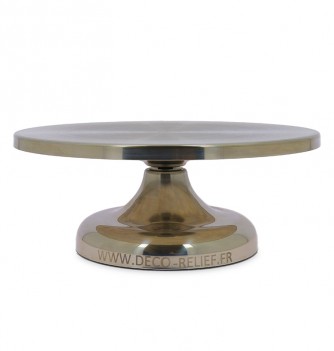 Stainless steel cake turntable - 30cm