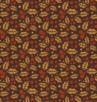 Feuille Impression Chocolat Houx