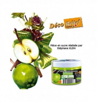 Colorant alimentaire en poudre vert pomme - Déco'Relief - Appareil