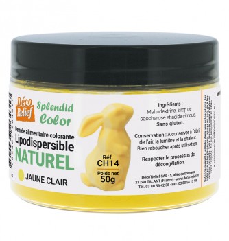 Light Yellow Natural Lipodispersible Coloring Foodstuff