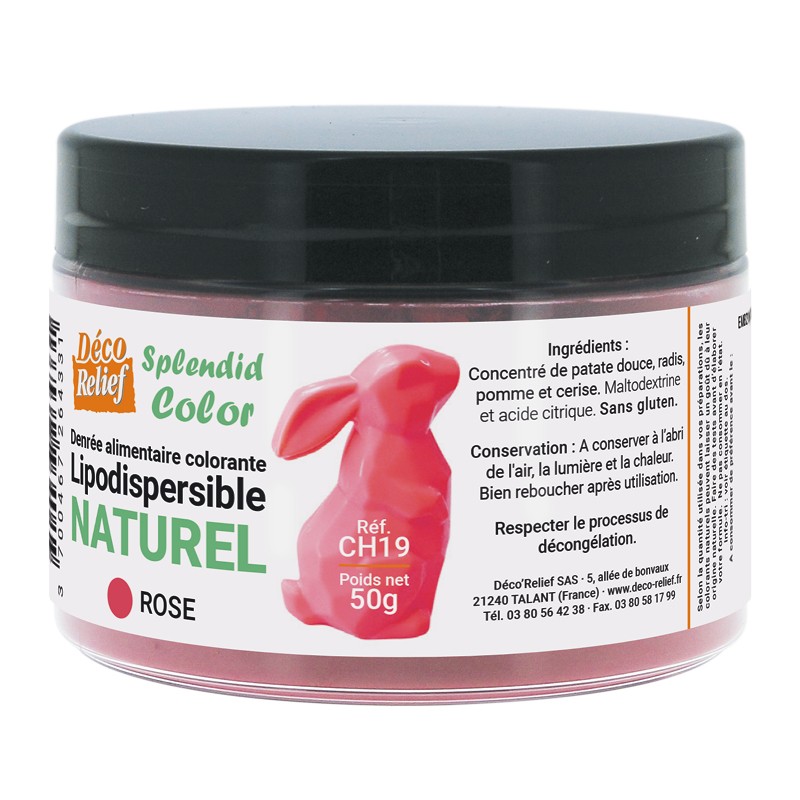 Colorant alimentaire naturel lipodispersible - 20 gr