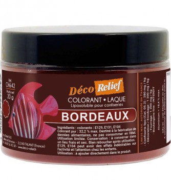 Petit Pot Colorant Laque Bordeaux 20gr