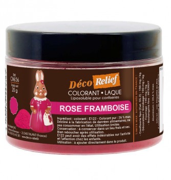 Colorant Alimentaire Liposoluble Rose Framboise Laque 20g