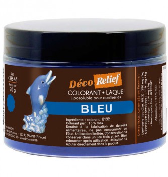 Colorant Alimentaire Liposoluble Bleu Laque 20g