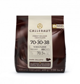 Chocolat de Couverture 400g Callebaut - 70-30-38 Noir...