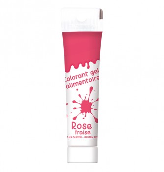 Colorant alimentaire gel - Rose fraise