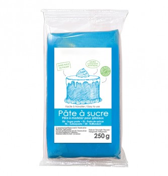 Pâte à Sucre Bleu - 250g