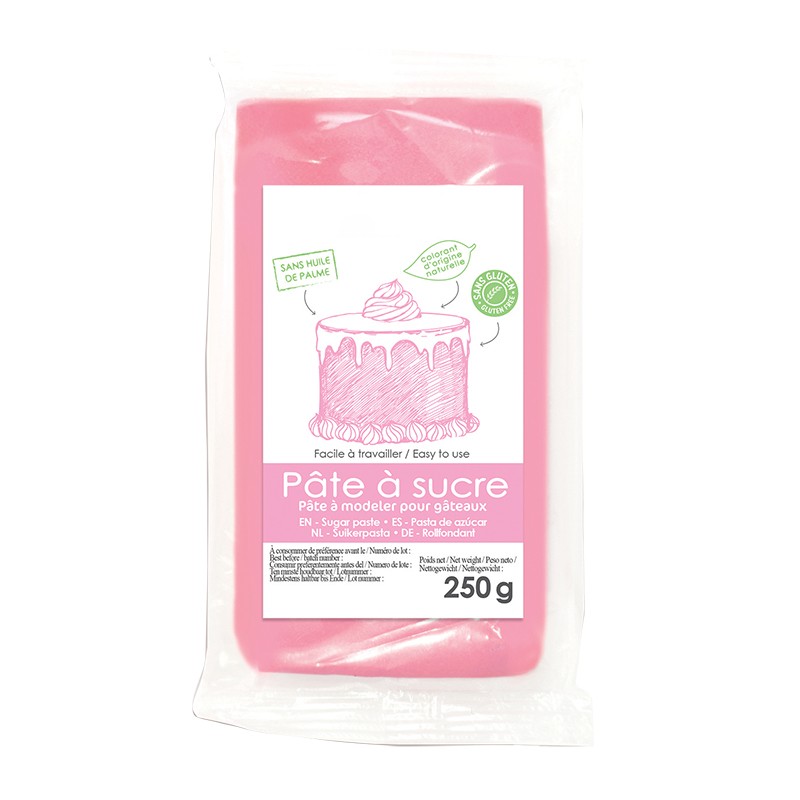 Sugar Paste - Pink (250g)