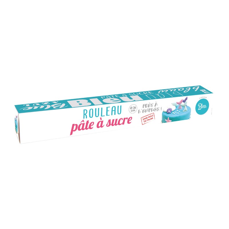 Blue Rolled Sugar Paste - 430g