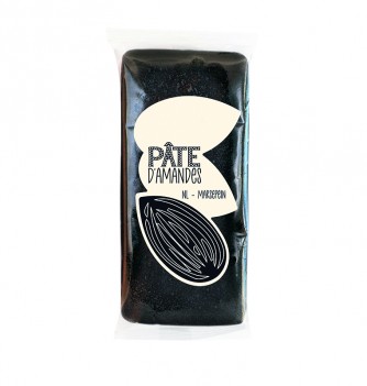 Pâte d'amande Noir - 200g