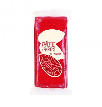 Pâte d'amande Rouge - 200g