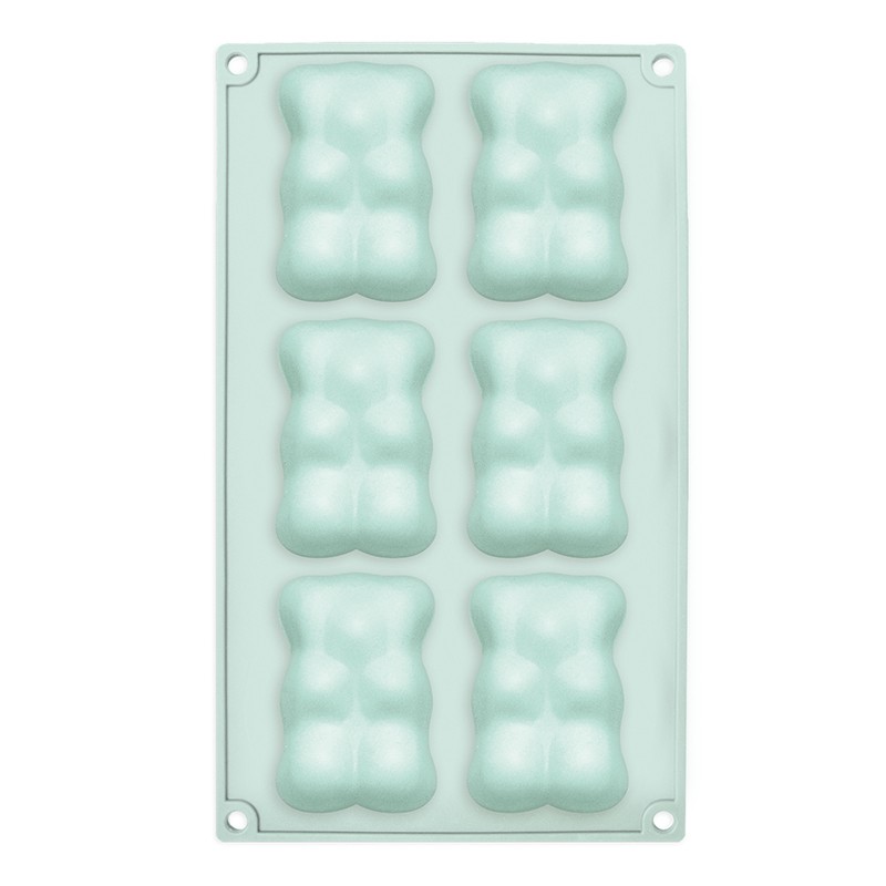 Silicone Mould - Teddy Bear x6