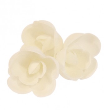 30 Wafer White Roses