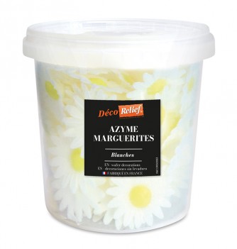 80 Marguerites blanches en azyme