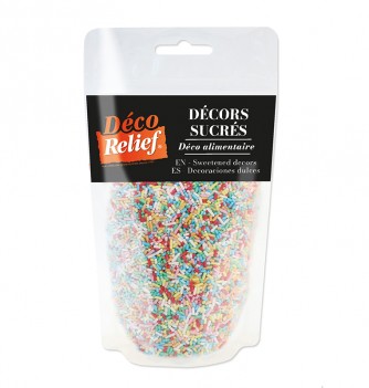 Décors sucrés vermicelles multicolors