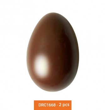 Chocolate mold 2 smooth egg 204mm