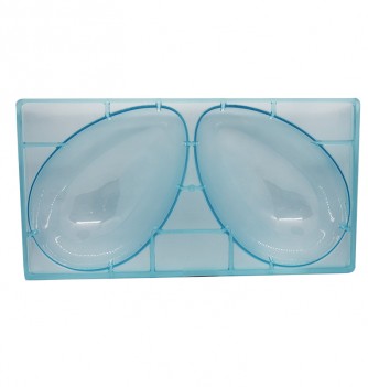 Smooth Chocolate Egg Mould - 2 pcs